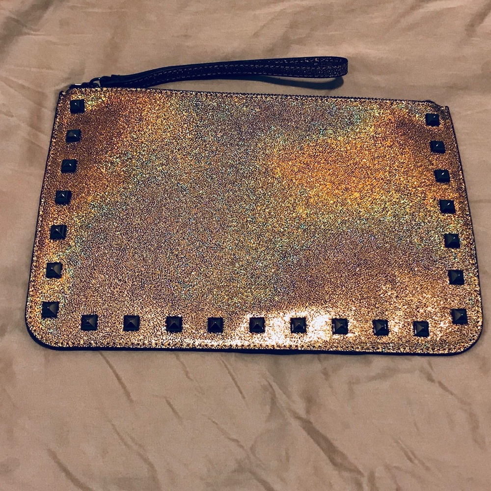 Rebecca Minkoff Kerry Gold Large Pouch